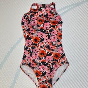 Floral kids Jo and Jax leotard
